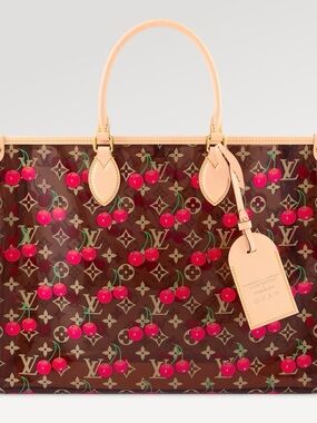 Louis Vuitton Takashi Murakami Cherry On The Go GM Bag
